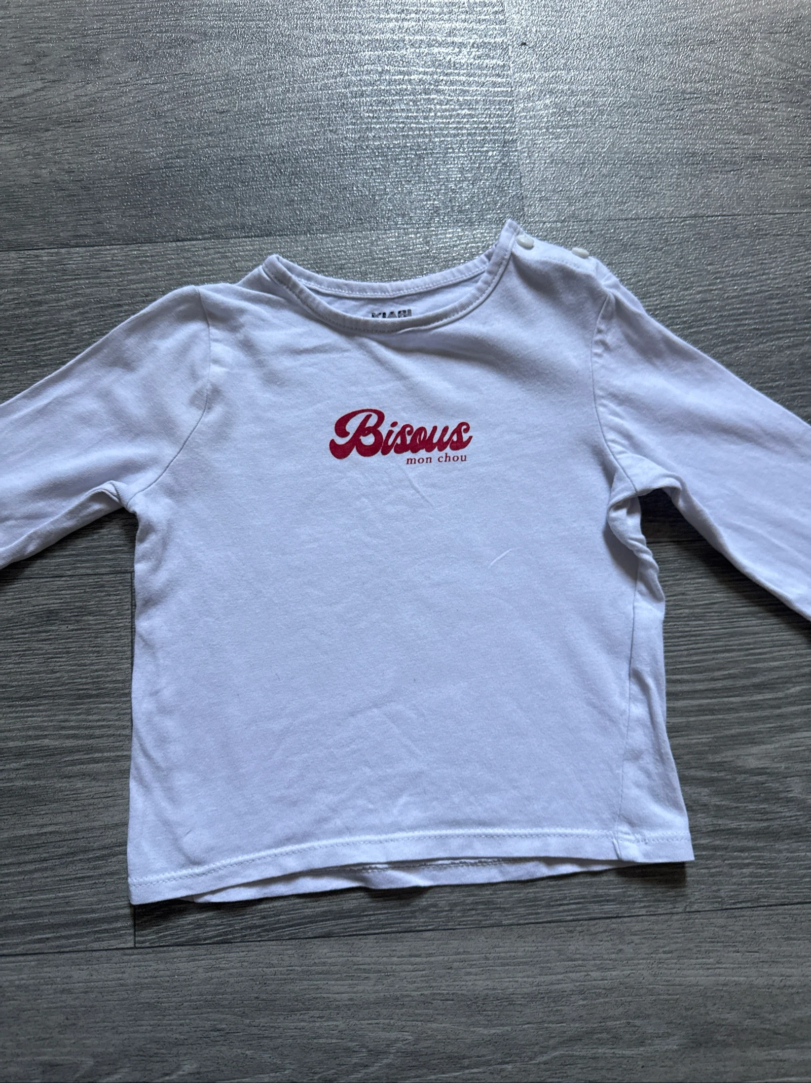 Tee-shirt manches longues bébé (12 mois)